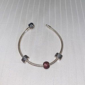 Pandora Pink Pavé Lights Charm
